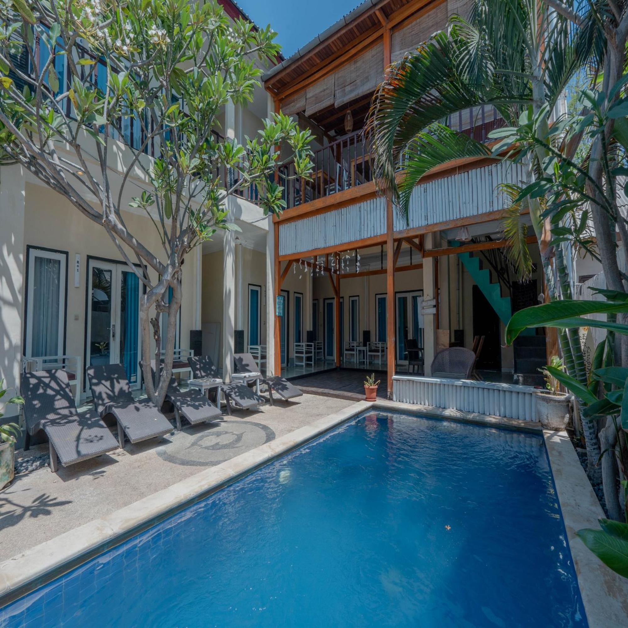 Gili White Bamboo Resort Gili Trawangan Luaran gambar