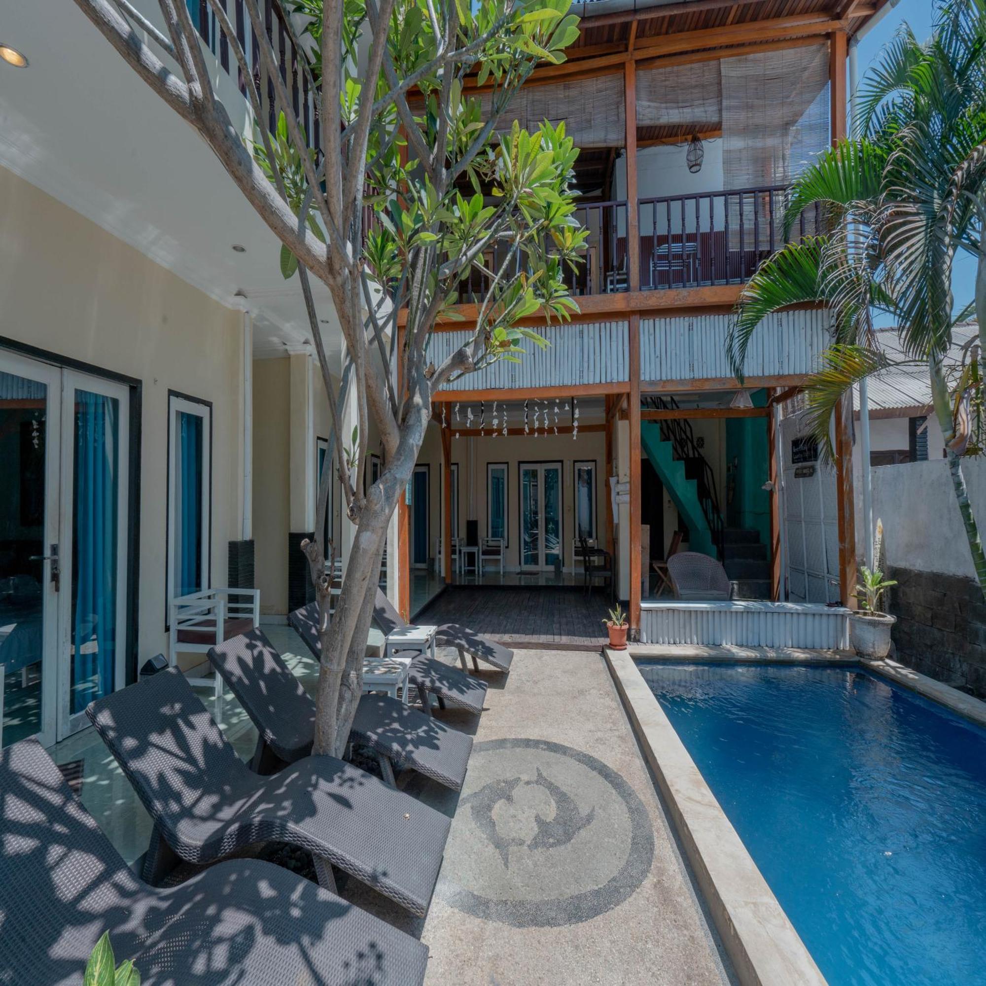 Gili White Bamboo Resort Gili Trawangan Luaran gambar